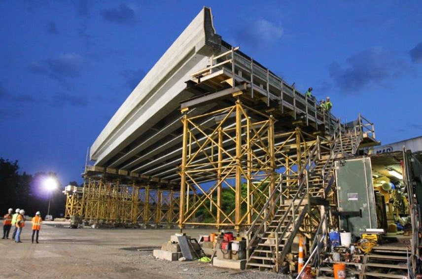 I-84 bridge construction